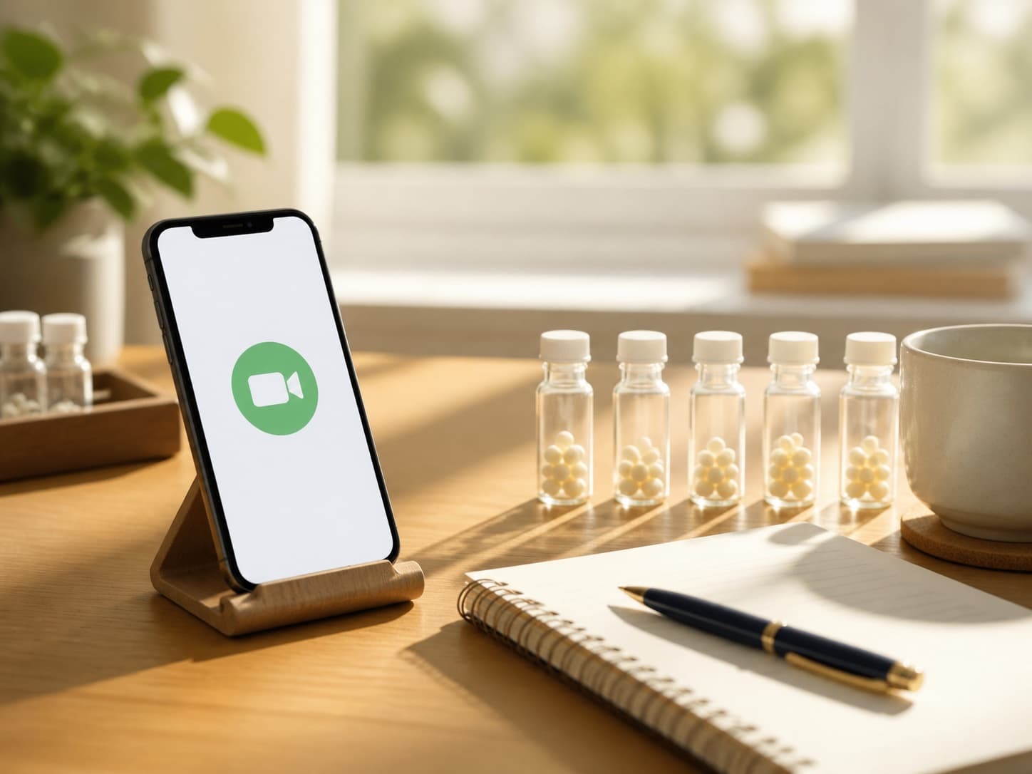 Online consultation setup at Jeeven Clinic